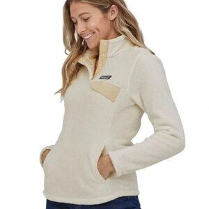 Patagonia Womens Sz M Re-Tool Snap T Polartec Fleece Pullover Sweater Jacket